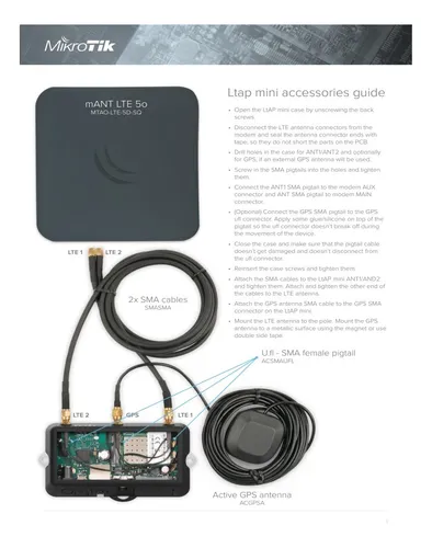 Router Ltap Mikrotik Rb912r-2nd-ltm&r11e-lte + Antena Gps