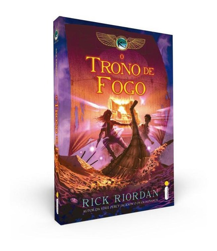 Imagem 1 de 1 de Livro O Trono De Fogo Série Crônicas Dos Kane Rick Riordan