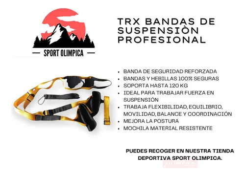 Trx Bandas De Suspensión Profesional Con Anclajes.