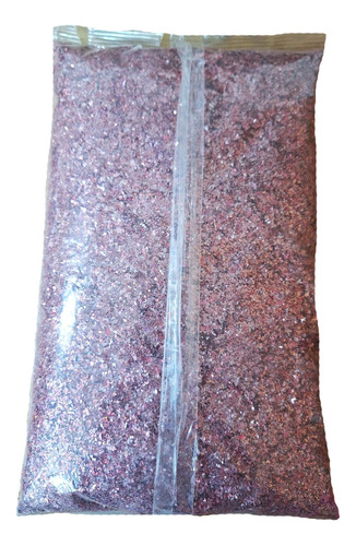 Diamantina Picada Metálica Brillante 1kg Color Rosa