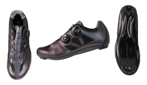 Zapatilla Ciclismo Ruta Gw Dark Side R16026 Negro