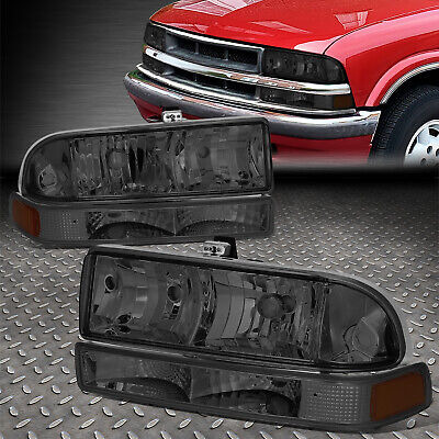 For 98-04 Chevy S10 Pickup Blazer Smoked/amber Corner He Oad