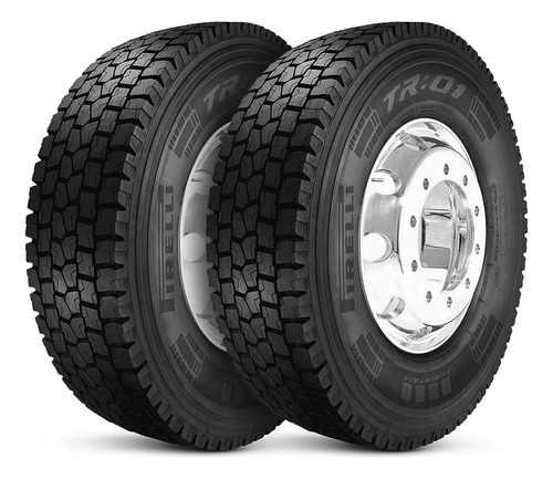 2 Pneu Pirelli Aro 22,5 295/80r22.5 Tl 152/148m Ms 16pr Tr01