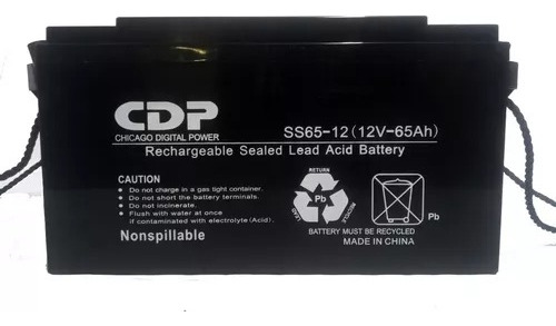 Bateria Ups Cdp 12v 65ah Sla Recargable 12 65 Lsb12-65