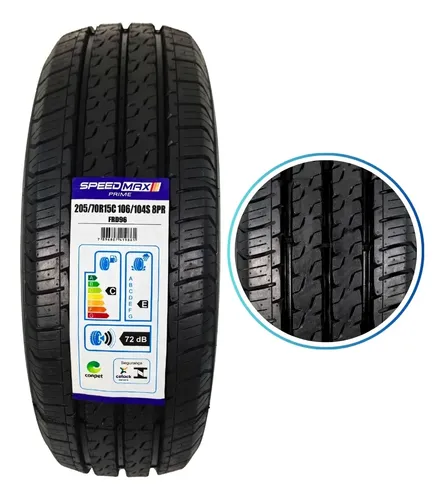 Pneu Speedmax Prime Aro 15 Frd96 205/70r15c 106/104s