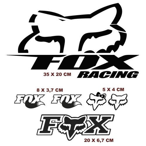 Kit Stickers Fox Racing