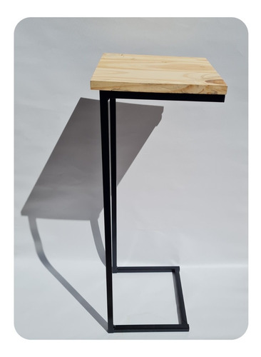 Imagen 3 de 10 de Mesita De Arrime Hierro Industrial Auxiliar Sofá Sillón Mesa