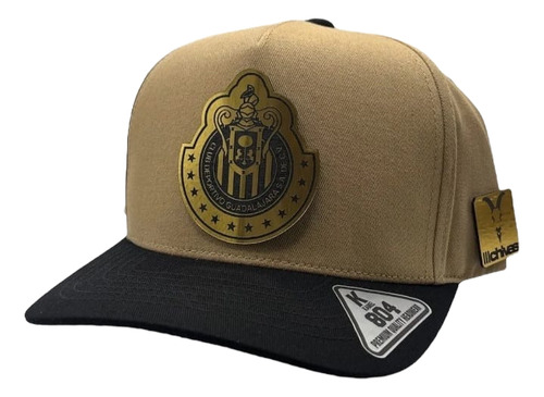 Gorra Chivas Rayadas Rebaño Sagrado Rojiblancos Campeonísimo Marrón Claro Unitalla Lisa