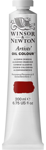 Tinta Óleo Artist Winsor & Newton 200ml S2 Cor Do Óleo 004 Alizarin Crimson