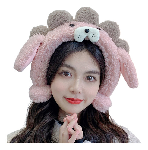 Gorro De Peluche Con Orejas Móviles Para Niñas, Resistente A