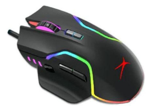 Mouse Gaming Altec ALGM9525 24000 DPI 8 botones RGB ergonomico optico alambrico USB color negro