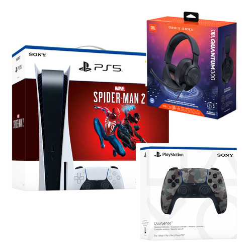 Playstation 5 Spiderman 2 + Audifono Jbl + Mando A 12 Cuotas