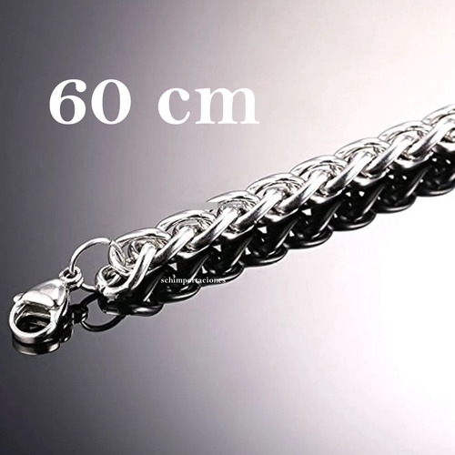 Imagen 2 de 4 de Cadena Acero Modelo Espiga 60cm - Premium Collar, Colgante