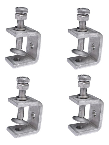 4 Uds Abrazadera C De Acero Inoxidable Abrazadera Para