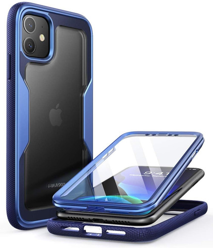 Case I-blason Magma  Para iPhone 11 6.1 Protector 360° Azul