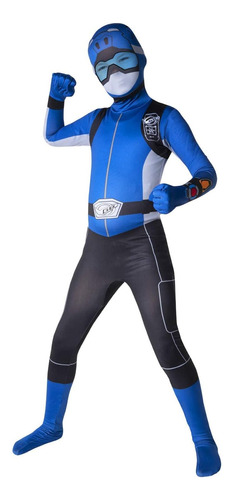 Morph Disfraces Disfraz De Power Ranger Azul Disfraces De Ha