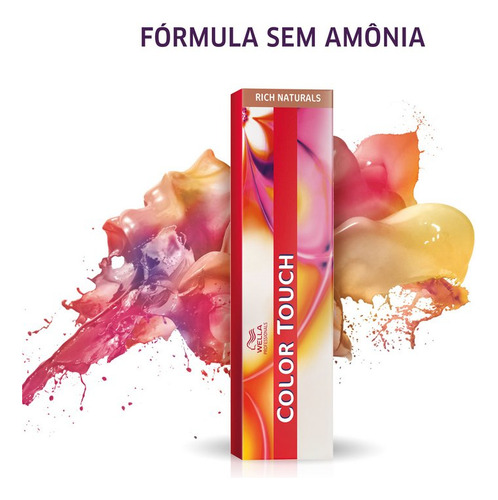 Tonalizante Wella Color Touch 2/8 Preto Azulado 60g 2/8 Preto Azulado