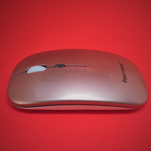 Mouse Dual Recargable Inalámbrico Bt Tecmaster Golden Rose