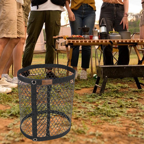 Red Colgante Para Acampar, Organizador De Malla, Cubo De