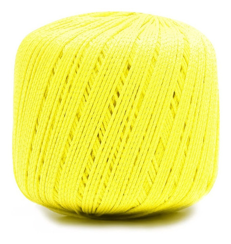 Linha Verano Circulo 50g 165mts Elasticidade Biquíni Praia Cor 1729- Amarelo Neon