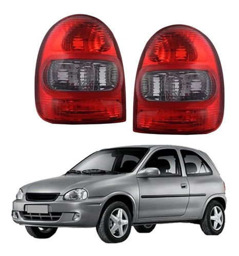 Par Lanterna Traseira Corsa Wind Bolha 2002 2001 2000 1999