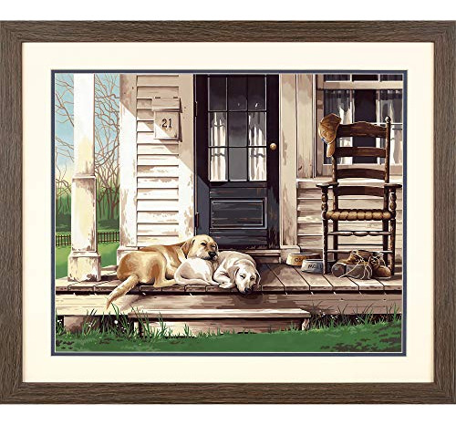 Kit De Pintura Por Números Lazy Dog Days 51 X 41 Cm