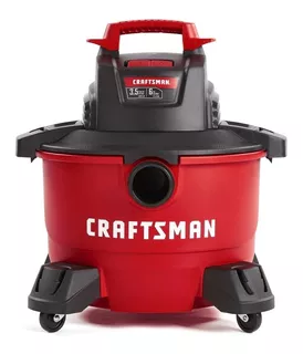 Aspiradora De tacho Craftsman CMXEVBE17584 22.5L roja y negra 120V 60Hz