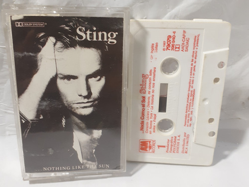 Sting - Nothing Like The Sun - Cassette Nada Como El Sol