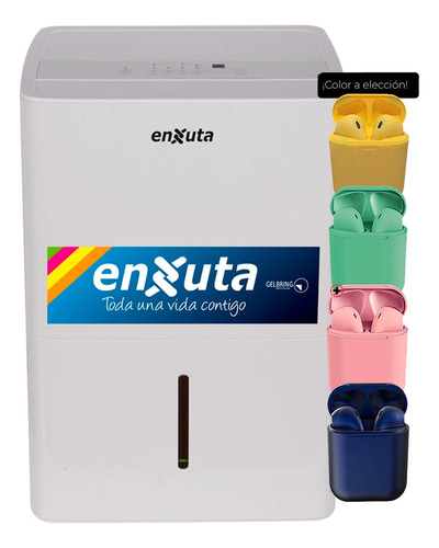 Deshumidificador Enxuta 50 Lts Denx 9501 Con Timer + Auricul