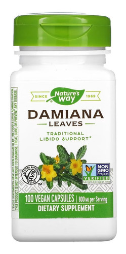 Nature's Way Damiana X 100 Caps