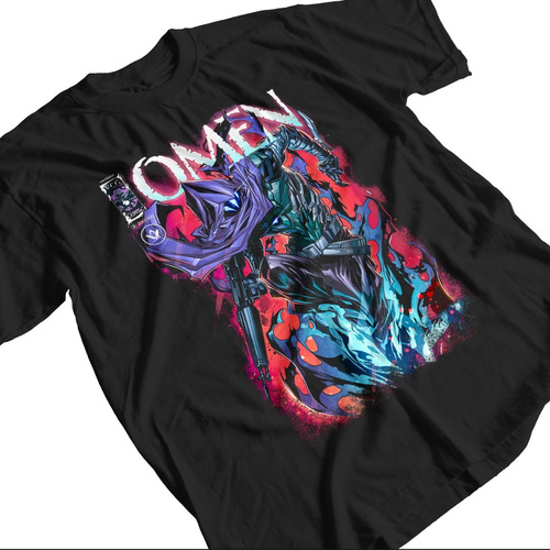 Imagen 2 de 5 de Remera Algodón Valorant Omen
