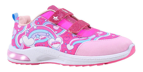 Zapatilla Pop Sweet Rainbow Con Luz Al Pisar Footy Oficial