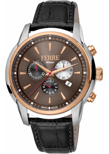 Reloj Hombre Ferre Milano Fm1g131l004 Cuarzo Pulso Negro En 