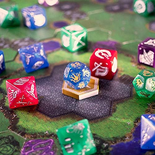 Wiz Dice - Dice Wars: Heroes Of Polyhedra - Juego De Mesa De