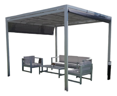 Pérgola Aluminio Anodizado 