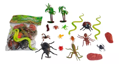 Insectos Set 1 Figuras Animales Juguete Colección