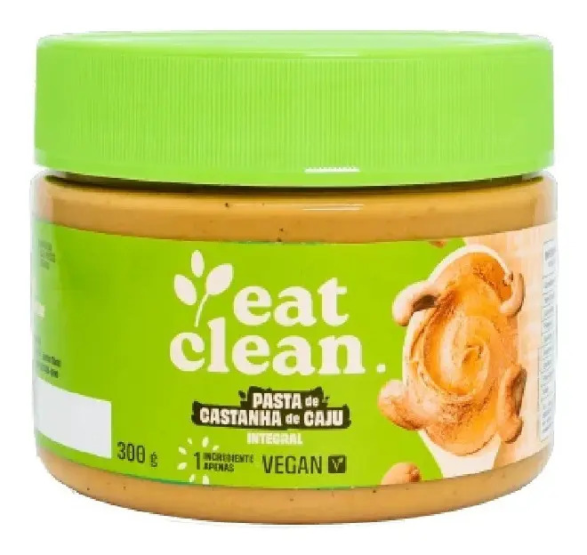 Pasta de Castanha de Caju Integral 100% pura Eat Clean 300g