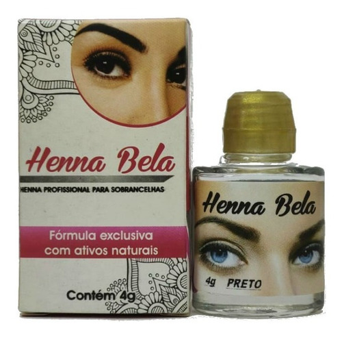 Henna Bela P/ Sobrancelhas - Escolha A Cor