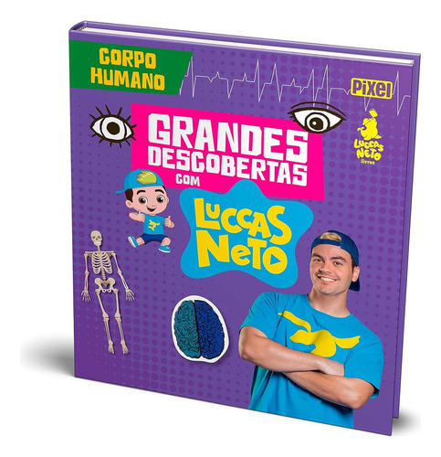Kit C/3 Livros Descobertas - Animais, Copor Humano E Meio Ambiente - Luccas Neto - Capa Dura, De Luccas Neto. Editorial Pixel, Capa Dura Em Português