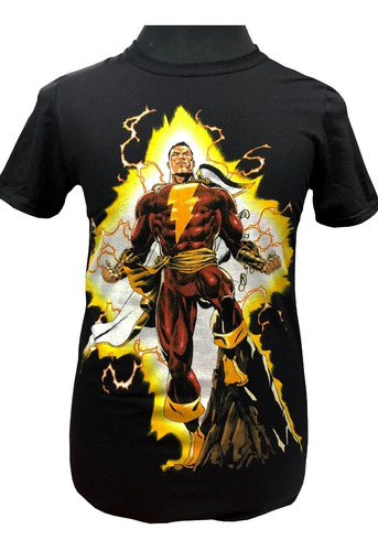 Polera Shazam Comics Capitan Marvel