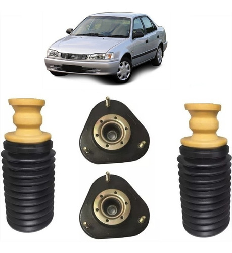 Kit Batente Coxim Amortecedor Dianteiro Corolla 1998 A 2001