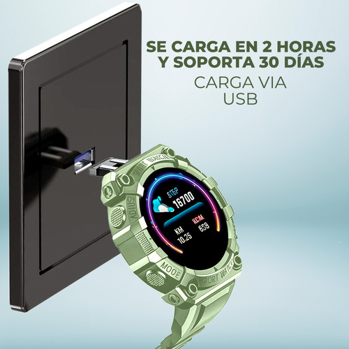 Reloj Ele-gate Fd68 Deportivo Impermeable 1.3 Bluetooth