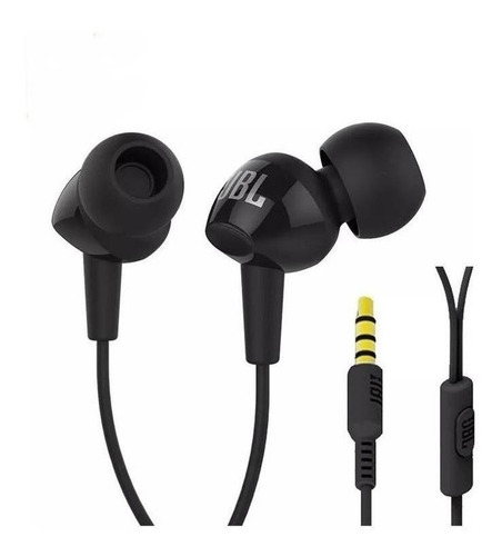 Imagen 4 de 4 de Auriculares in-ear JBL C100SI JBLC100SIU negro