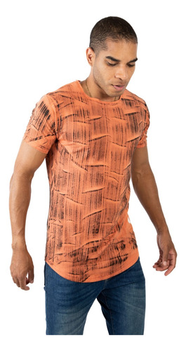 Remera Entallada Hombre Modelo Rodillo