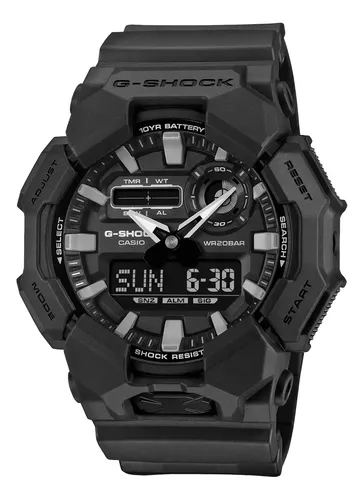 Relógio Casio Analógico Digital G-shock Ga-010-1a1dr | Black Preto