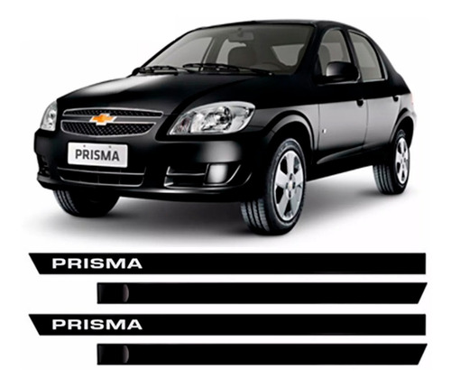 Friso Lateral Personalizado Prisma Até 2012 - Preto