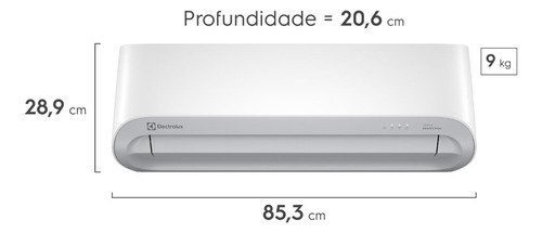 Ar-condicionado Electrolux Inverter 9000 Btus Q/f Ji/je09r Cor Branco 220V