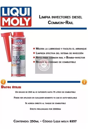 Limpia Inyectores Diesel Liqui Moly - 8357 System Pflege