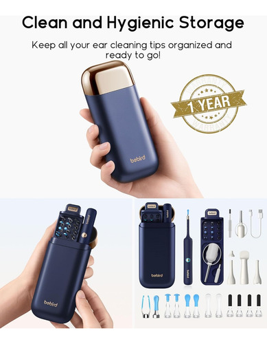Kit Herramientas P/ Quitar Cera De Los Oídos Bebird Earsight
