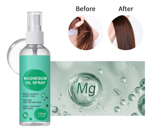 Spray De Aceite De Magnesio De 100 Ml Aceite En Aerosol De